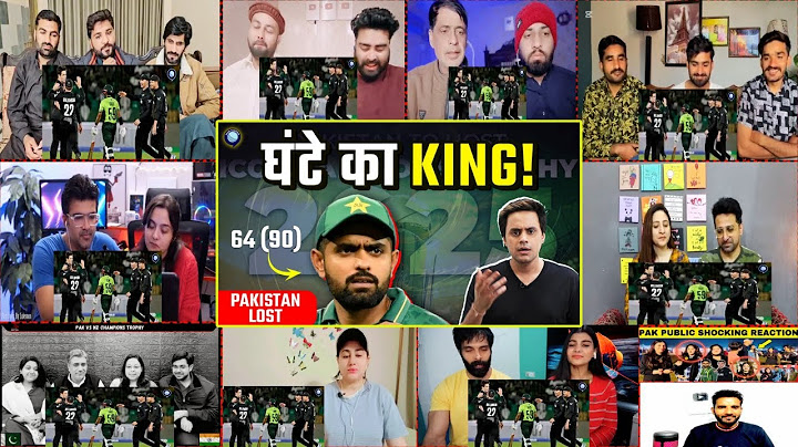 Champions Trophy के पहले मैच में हुई पाकिस्तान की गजब बेज्जती | Babar Azam | PAK vs NZ | REACTION