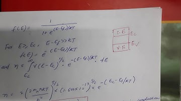 Carrier concentration in intrinsic semiconductor