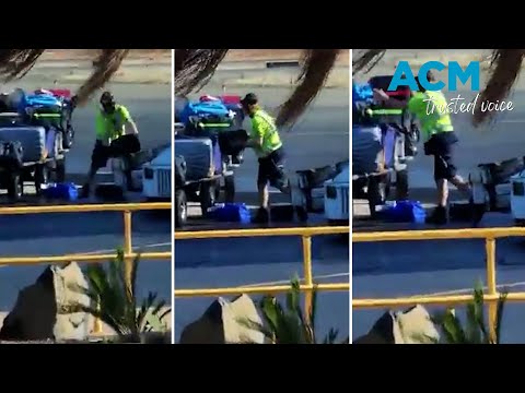 Qantas baggage handler