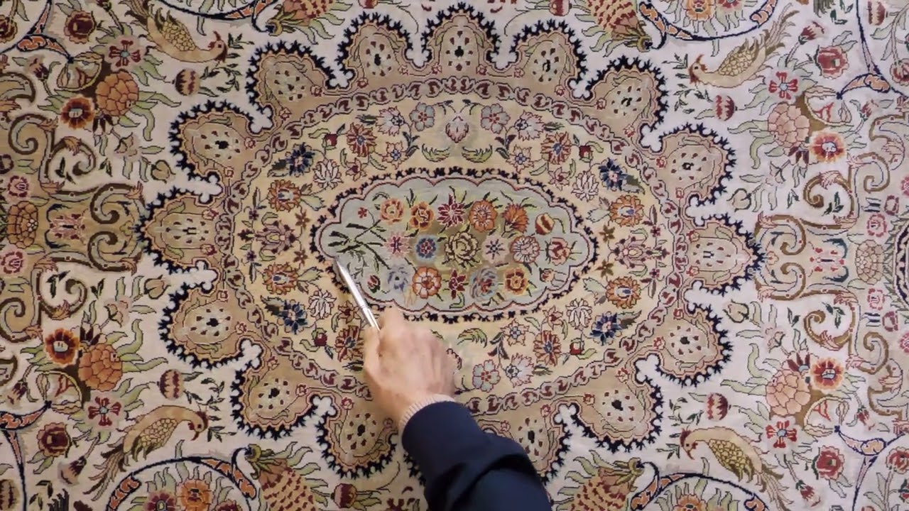 Silk on Silk oriental Rug.