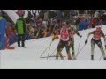 18.01.2014 Biathlon Antholz Verfolgung Damen Winner Andrea Henkel(full)