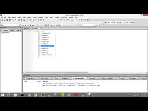 C Programming Tutorial - 1 - How to compile and run a program using Code::Blocks