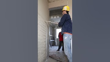 #machine #plastering #rendering #plasterer #renderings #plasteringwork #gypsum #automatic #wall