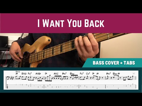 The Jackson Five - I Want You Back (Bass Cover + TAB)