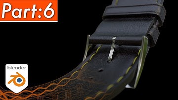 Blender | Realistic Hard surface 3D Modeling Longines Bigeye Watch Strap Clasp & Buckle Part: 6