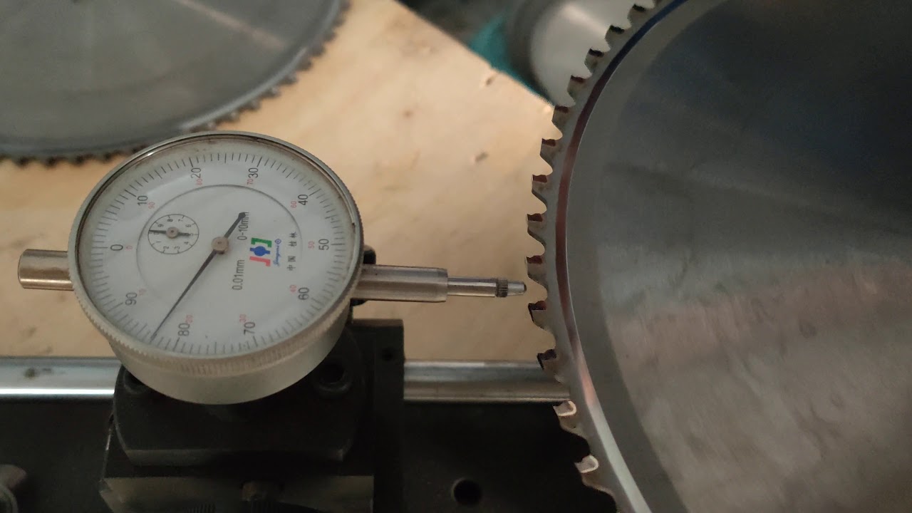 saw blade radial runout detector J01 YouTube