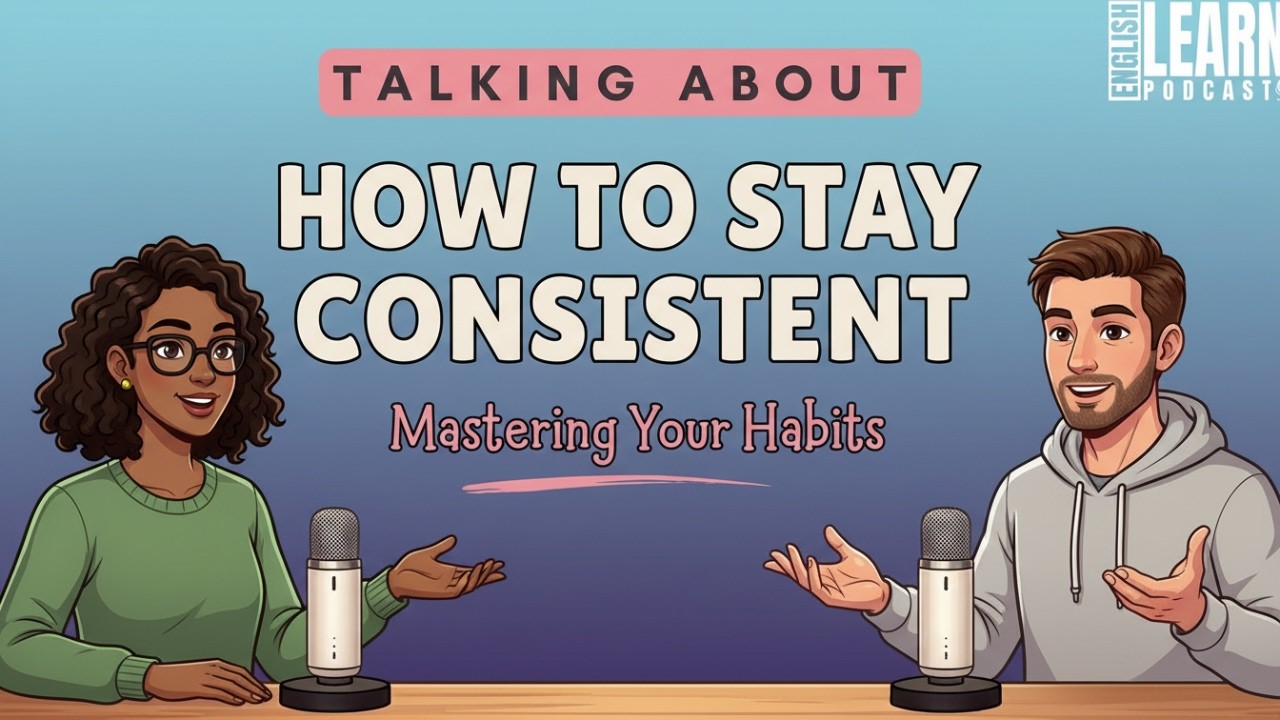 English Podcast for Easy English Conversation | How to Stay Consistent ...