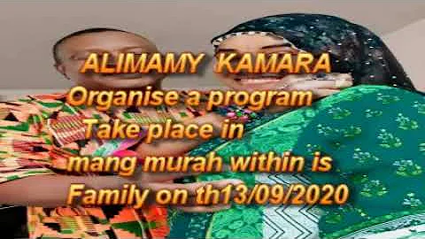 ALIMAMY Kamara organized a program with is family ...