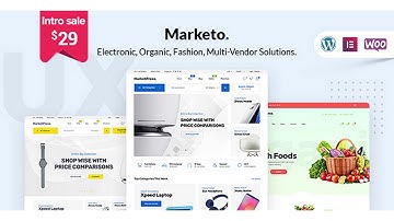 Marketo - ECommerce & Multivendor Woocommerce WordPress Theme | Themeforest Website Templates and