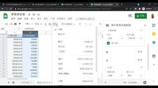 2021041309 使用資料透視表計算每天的銷售金額