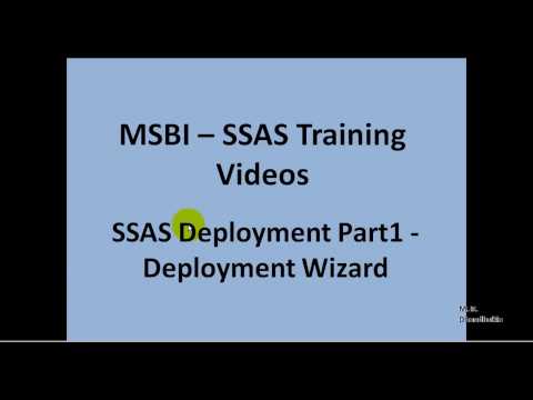 MSBI - SSAS - SSAS Deployment Part1 - Deployment Wizard