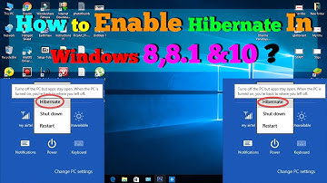 How to Enable Hibernate In PC (computer) windows 7 ,8.1,10 ||2017