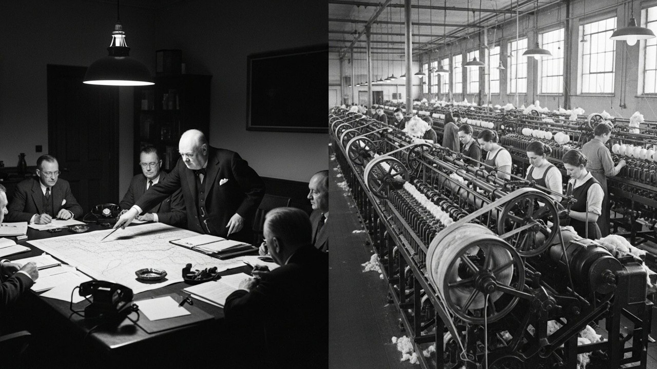 Britain Had No Bullets in 1940 — So Churchill Converted 12,000 Cotton Mills