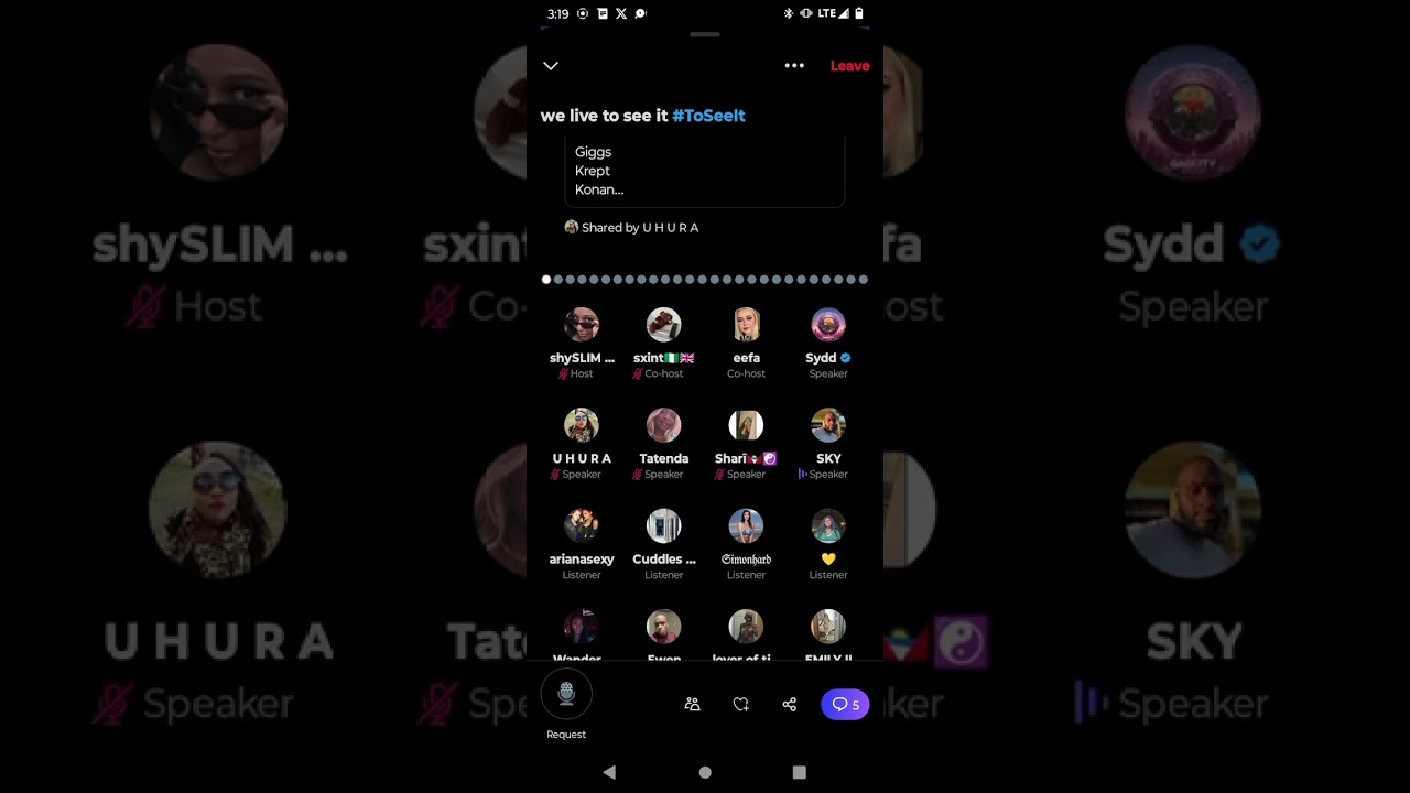 Yeah Alot Of Drama Out There On XSpace