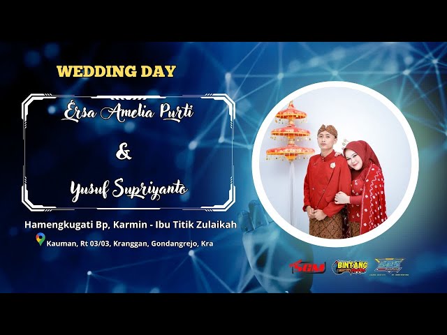 🔴📡Live #part1 Wedding Ersa u0026 Yusuf || RDS Musik || BINTANG Audio || New SGM Production FullHD class=