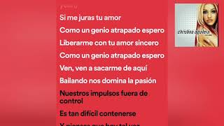 Download Lagu Christina Aguilera - Genio Atrapado (Karaoke) MP3