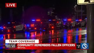 Community remembers fallen officers