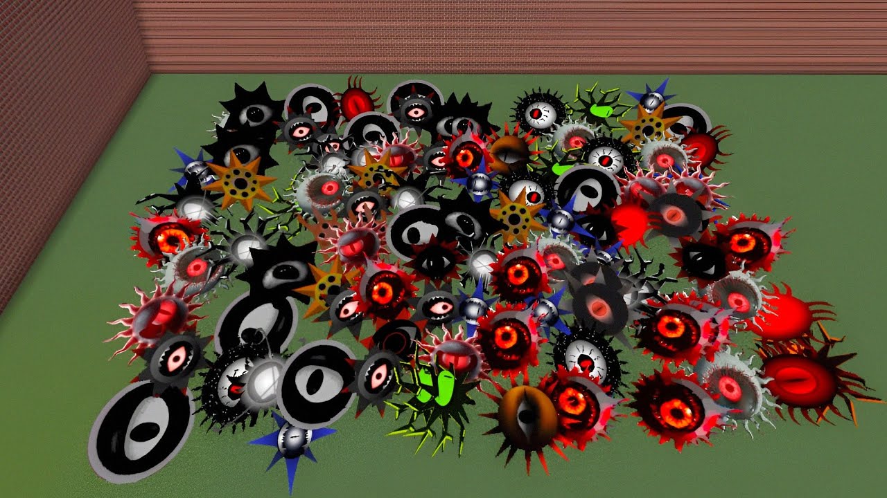 New Sprunki Mr Sun Horror Phase #100 In Minecraft PE