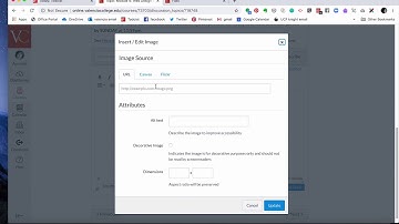 How to embed an image in a canvas discussion