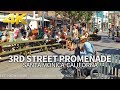 LOS ANGELES - 3rd Street Promenade, Downtown Santa Monica, California, USA, Travel, 4K UHD