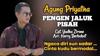 PENGEN JALUK PISAH | Agung Priyatna | Lirik Lagu Tarling Indramayu Cirebonan Terbaru