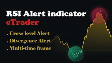 RSI alert indicator cTrader - divergence and cross manager