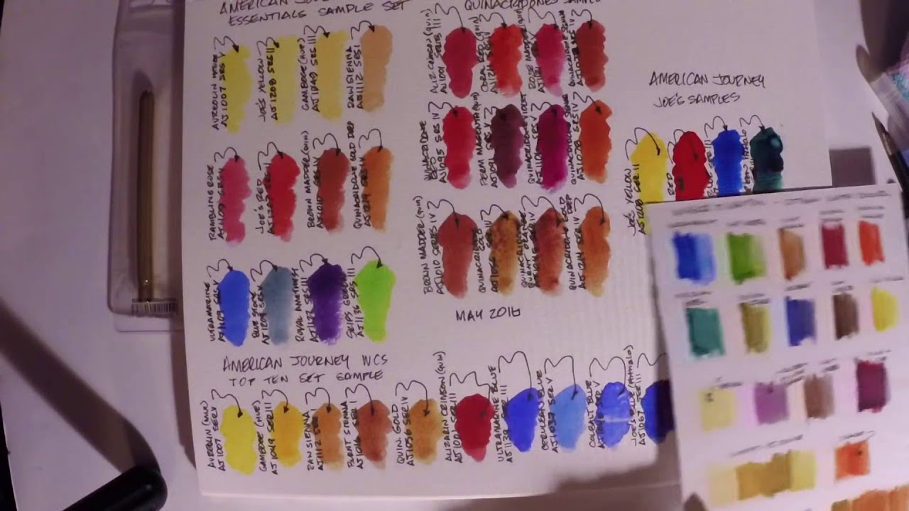 who makes american journey watercolors