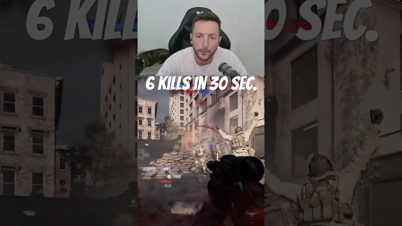 6 kills in 30 sec. 