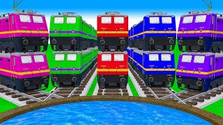 踏切アニメ】あぶない電車 TRAINS PASSING ON CRAZIEST 🚦 Fumikiri 3D Railroad Crossing Animation