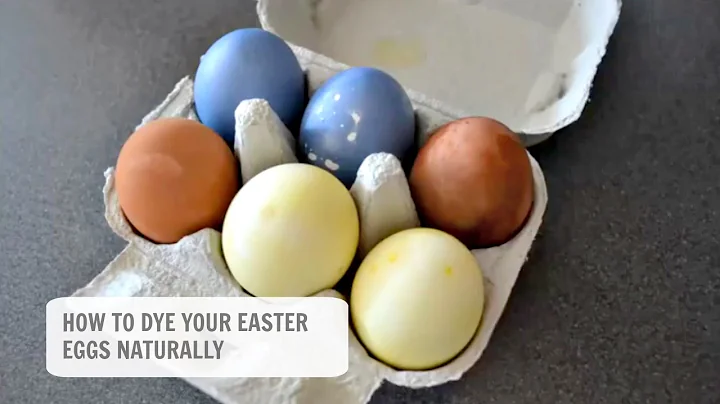 How to dye your Easter eggs naturally