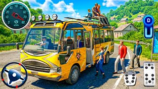 Mini Coach Bus Driving City Simulator 3D Game - Offroad Bus Drive - Android GamePlay screenshot 3