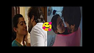Vijay Devarakonda and Rashmika Mandanna romantic 🥰 status।। Mere Liye Tum Kaafi Ho status song।। Thumb