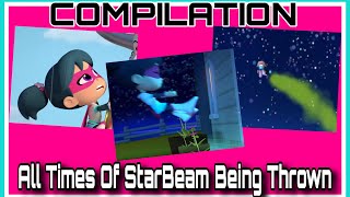 All Times Starbeam Being Thrown Seasons 1-2 & Specials