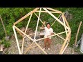 Building a 1v magidome geodesic dome with andrewszeto