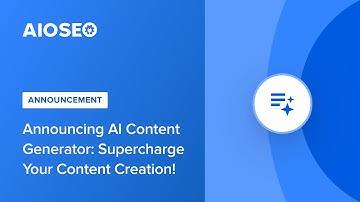 Announcing New AI Content Generator: Supercharge Your Content!
