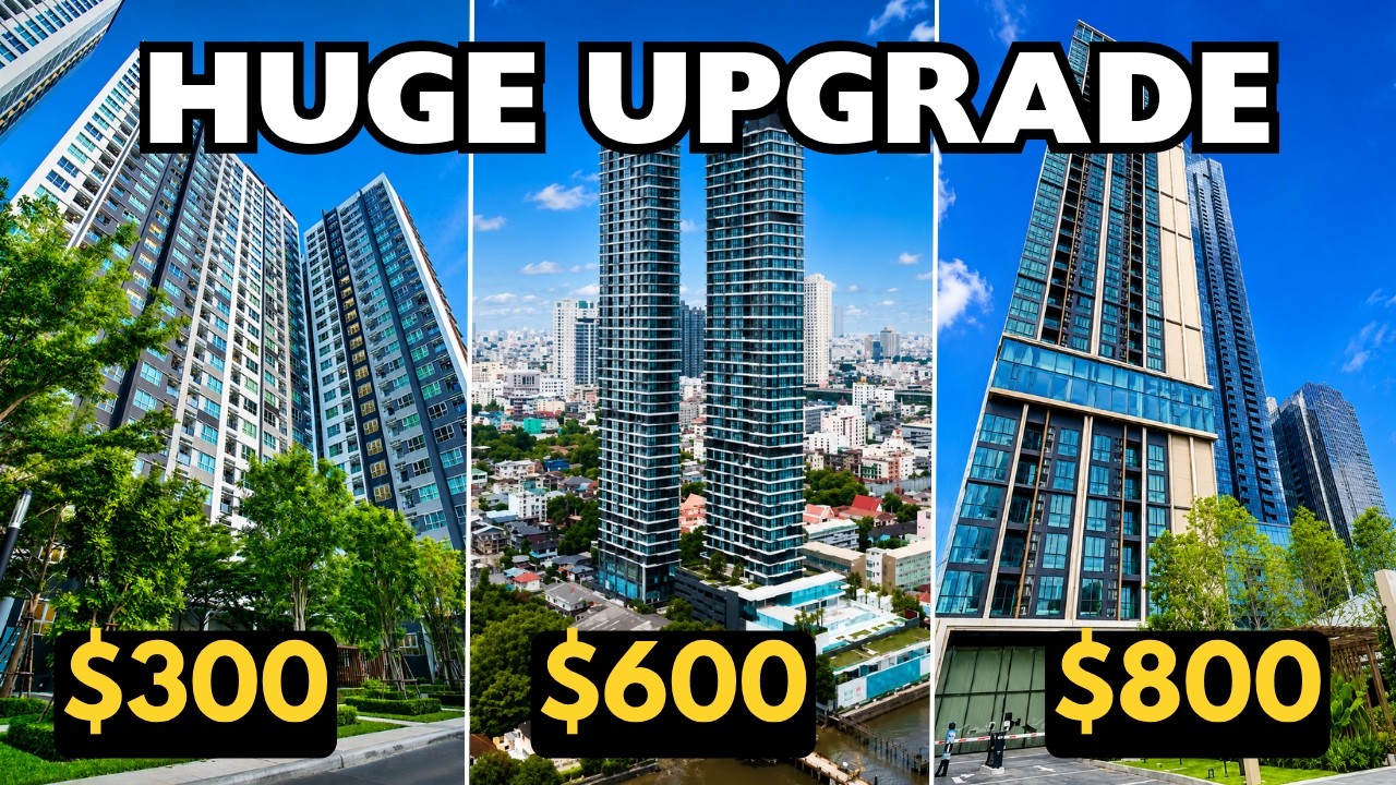 $300 vs $600 vs $800 Bangkok Luxury Condo — The Upgrade Is Ridiculous