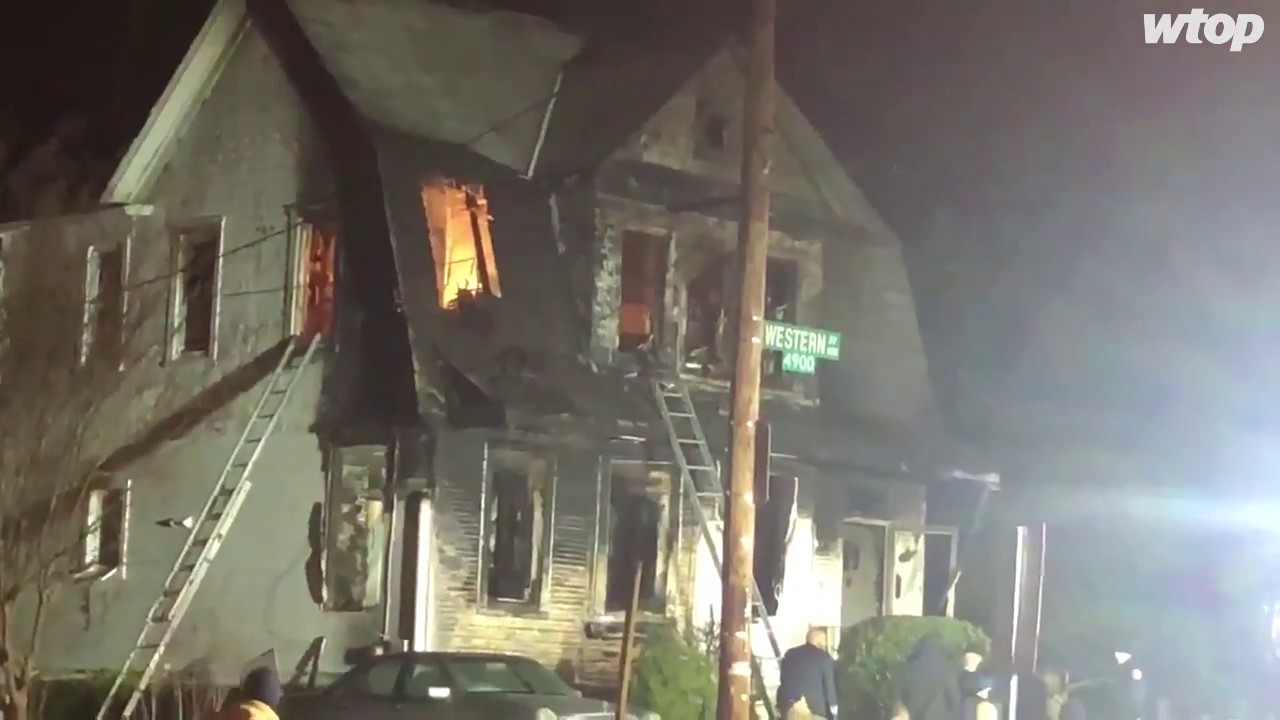 Raw Video from the scene of Montgomery County house fire YouTube