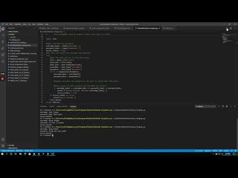 Python Authentication Program for CSE 130