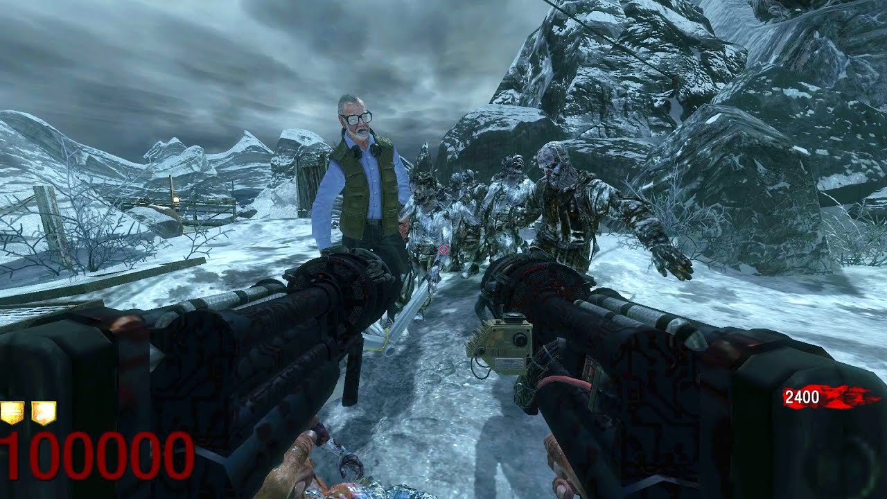 george vs duel thunderguns at 0.00001 firerate!