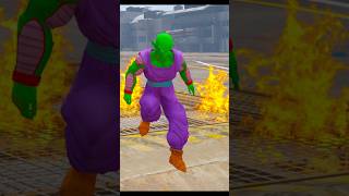 SUPERHERO FIRE CHALLENGE WHO IS WINNER #shortsvideo #gta #marvelhero #comicbookcharacters #dbheros