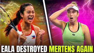 Alexandra Eala Shocks The World Insane Victory Over Elise Mertens In Epic Match Thriller