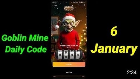 6 January Goblin Mine Game Code | Goblin Mine Game gift bags Code | Goblin Mine Game Daily Code
