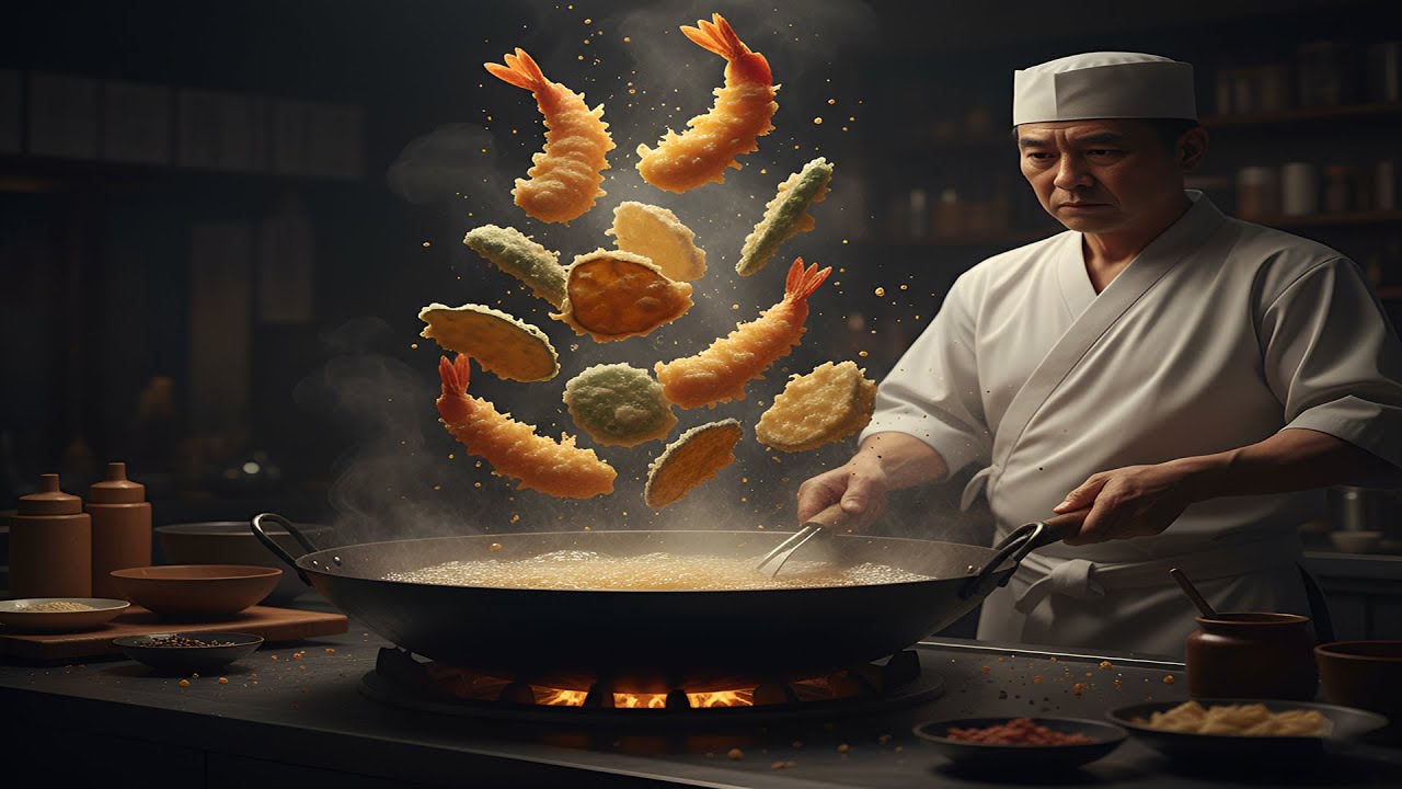 Вау, жареный рис с яйцом, воком и собой на каменной мельнице