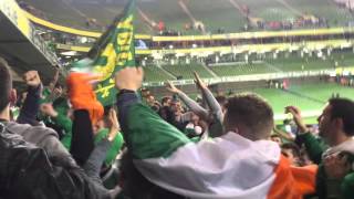 Irish Fans After Bosnia Game - Ireland v Bosnia - Ireland Qualify for Euro 2016