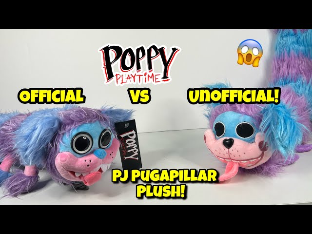 The Official Poppy Playtime PJ Pugapillar Plush VS The Unofficial PJ  Pugapillar Plush!!! 