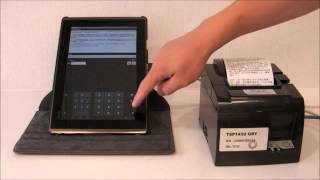 STAR TSP100 POS printer for Android 4.0 Tablet - How to print a receipt
