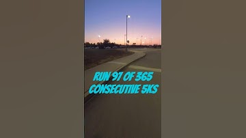 Run 97 of 365 Consecutive 5Ks!! #running #5K #exercise #barefoot #sunrise