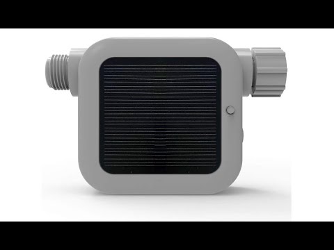 Netro Pixie Smart Hose Faucet Timer, WiFi, Solar Powered, Weather Aware, Gray - Overview