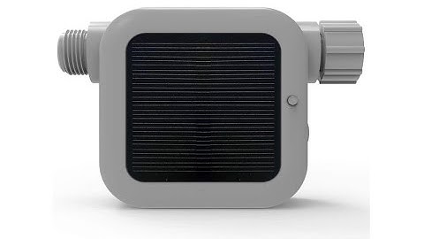 Netro Pixie Smart Hose Faucet Timer, WiFi, Solar Powered, Weather Aware, Gray - Overview