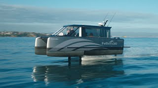 Vessev Vs-9 This Ultra Efficient Electric Hydrofoil Boat Designed For Smooth Tourist Rides